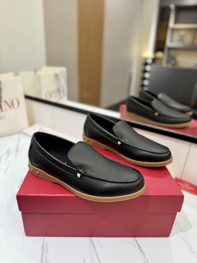 Valentino-Loafers-Men's-Black