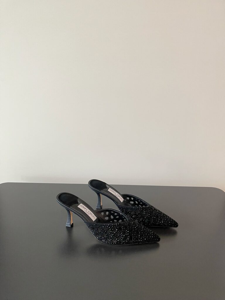 Jimmy Choo Heels 6.5cm Height Black（35-41）