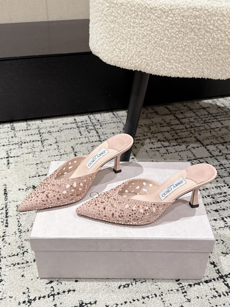 Jimmy Choo Heels 6.5cm Height Pink（35-41）