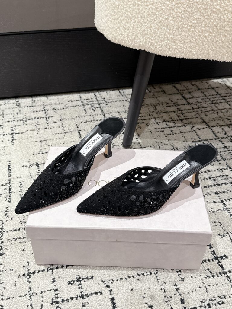 Jimmy Choo Heels 5.5cm Height Black（35-41）