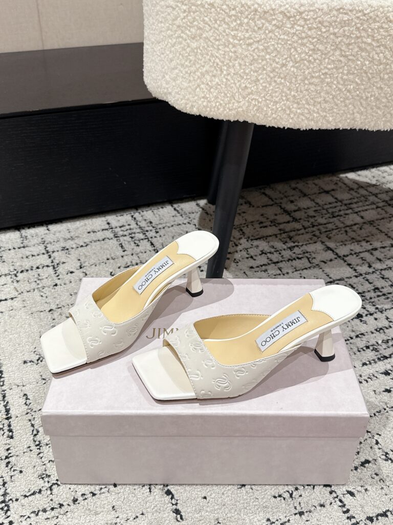 Jimmy Choo Heels 5.5cm Height Beige（35-41）