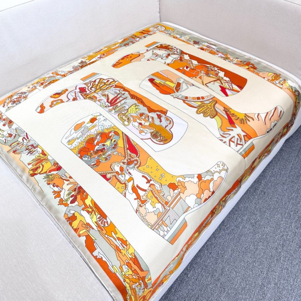 Hermès-silk scarf