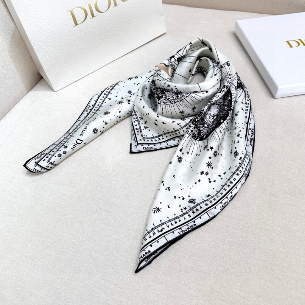Dior-silk scarf