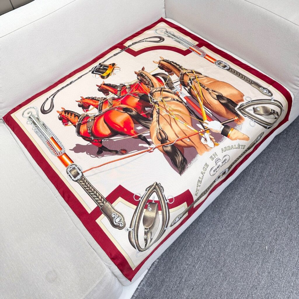 Hermès-silk scarf
