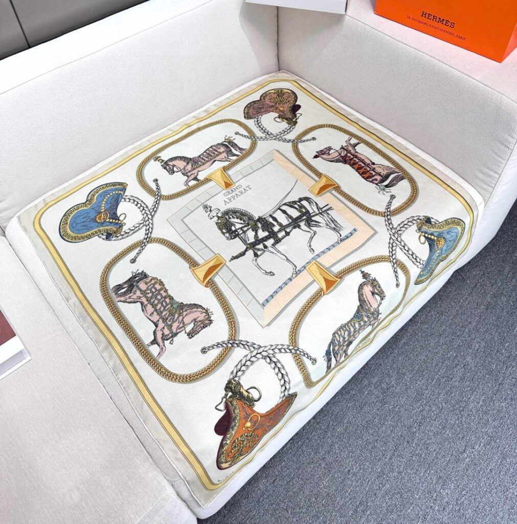 Hermès-silk scarf