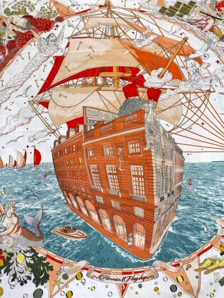 Hermès-silk scarf