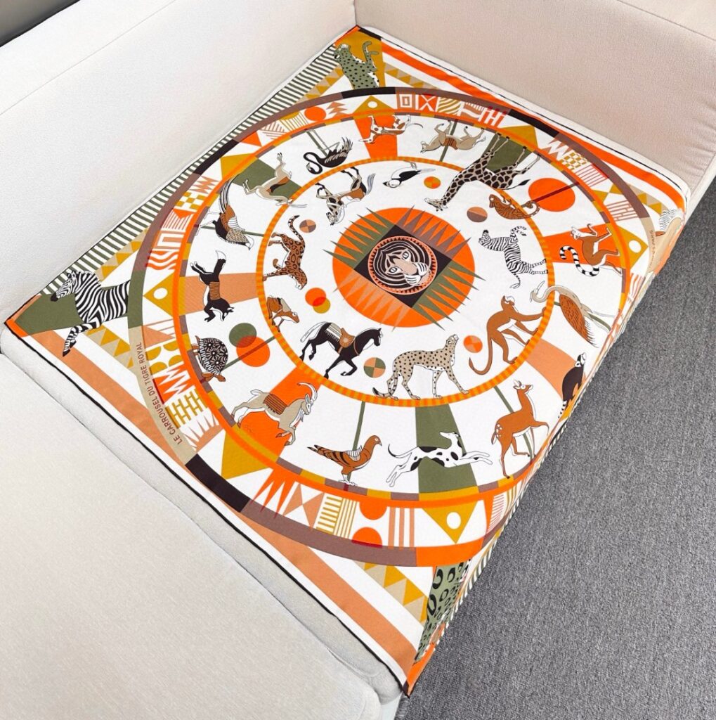 Hermès-silk scarf