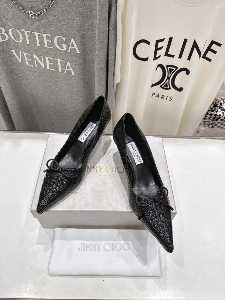 Jimmy Choo Weave 5.0cm Height Heels Black（35-42）