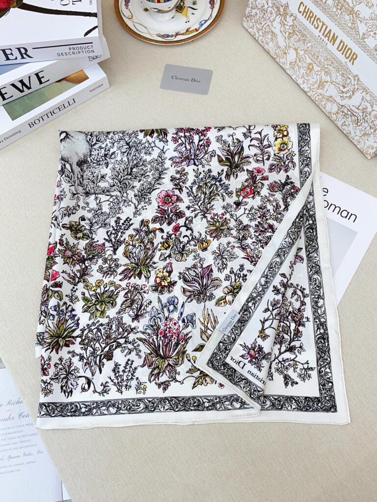 Dior-silk scarf