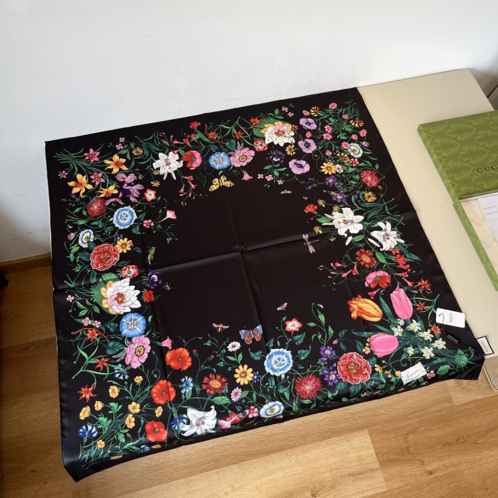 Gucci-silk scarf