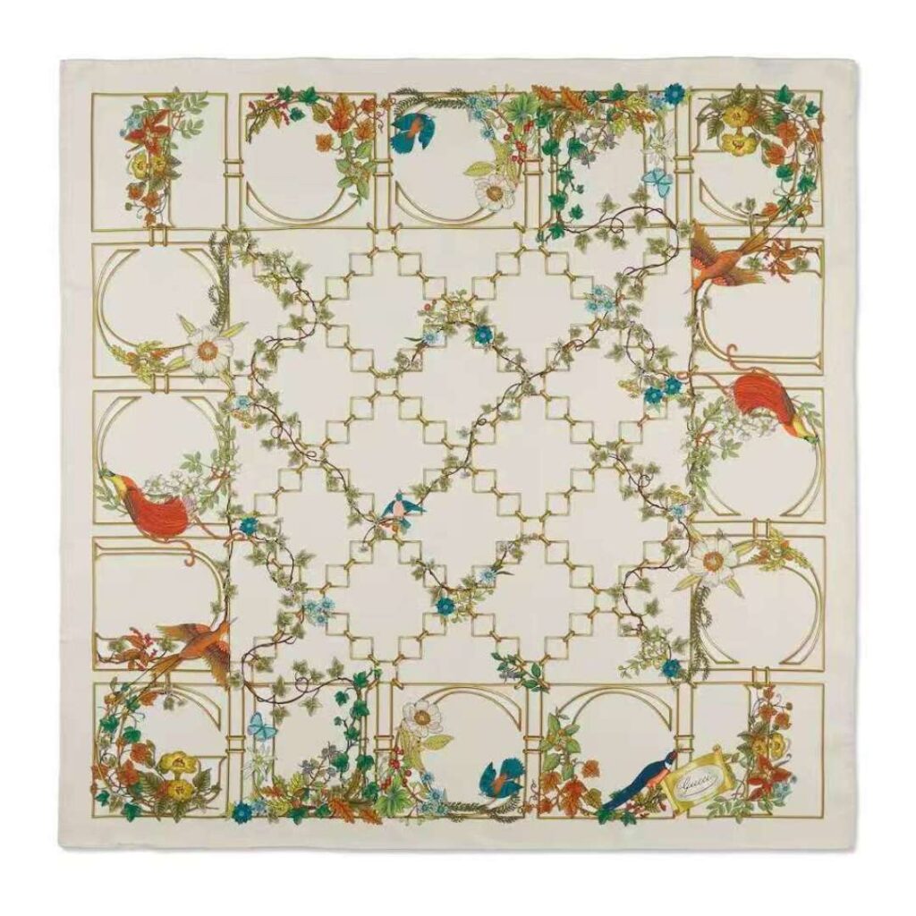 Gucci-silk scarf