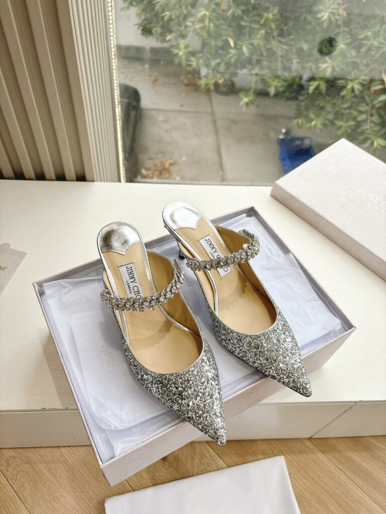 Jimmy Choo 6.5cm Height Heels Silver（35-41）
