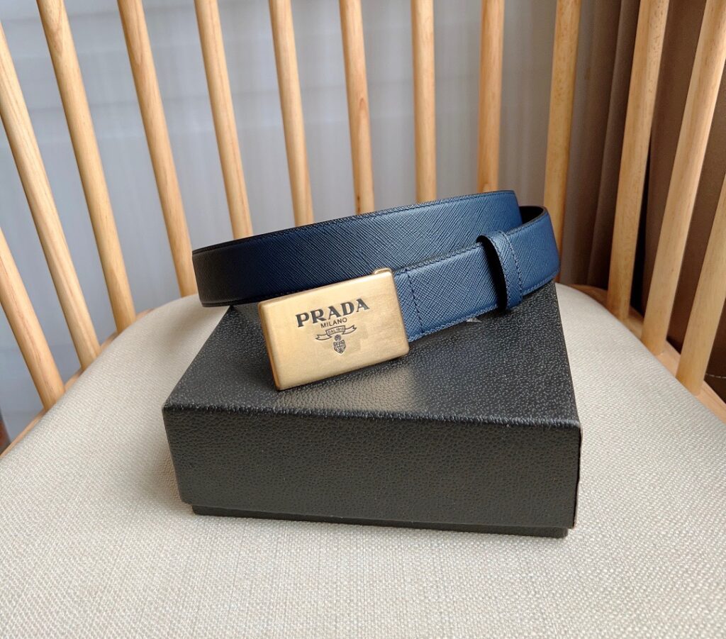 Prada-Belt-Mens-Blue