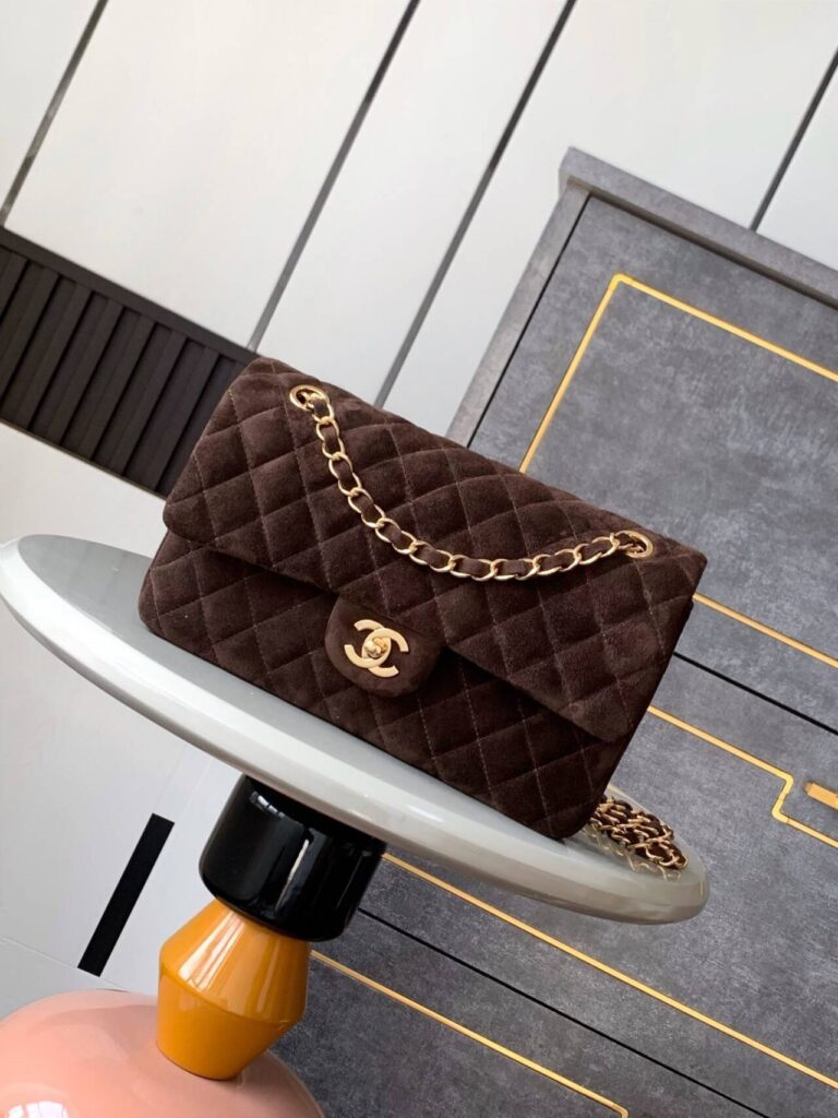 Chanel CF Suede Bag 25cm